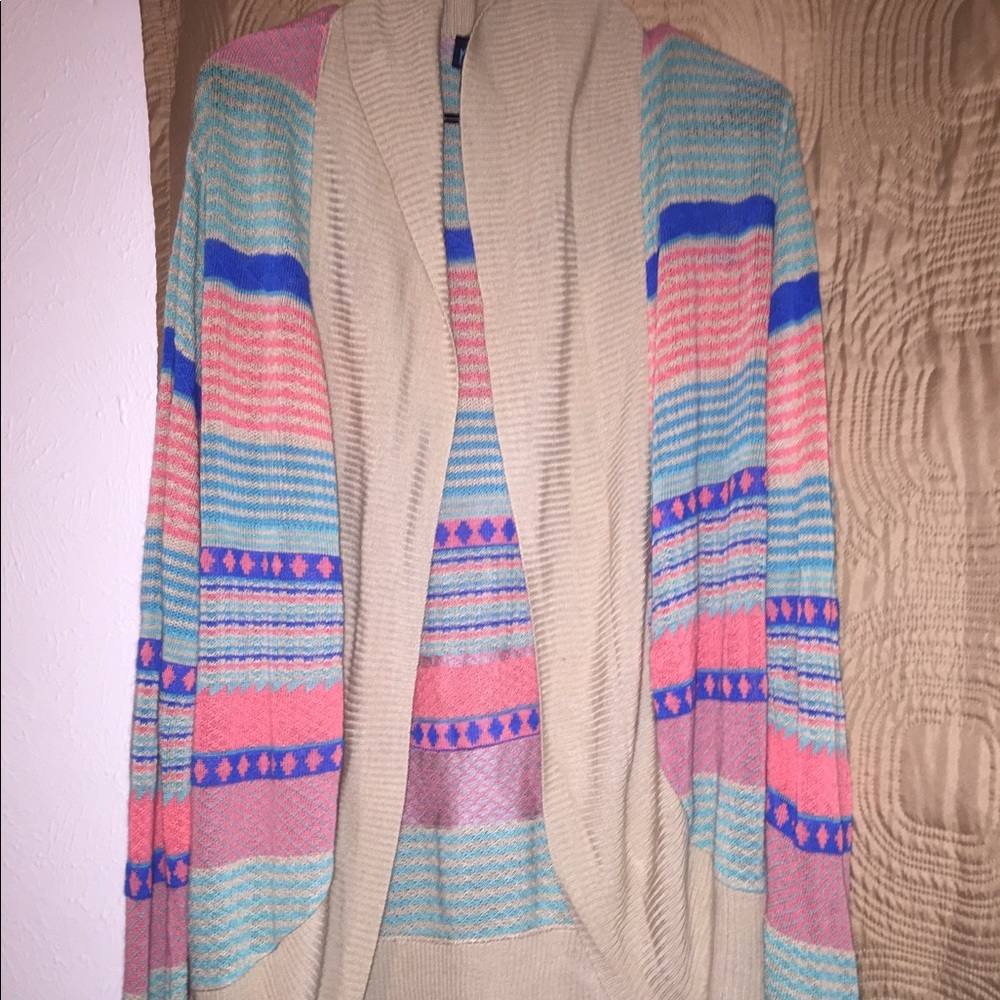 Striped cover up 2x